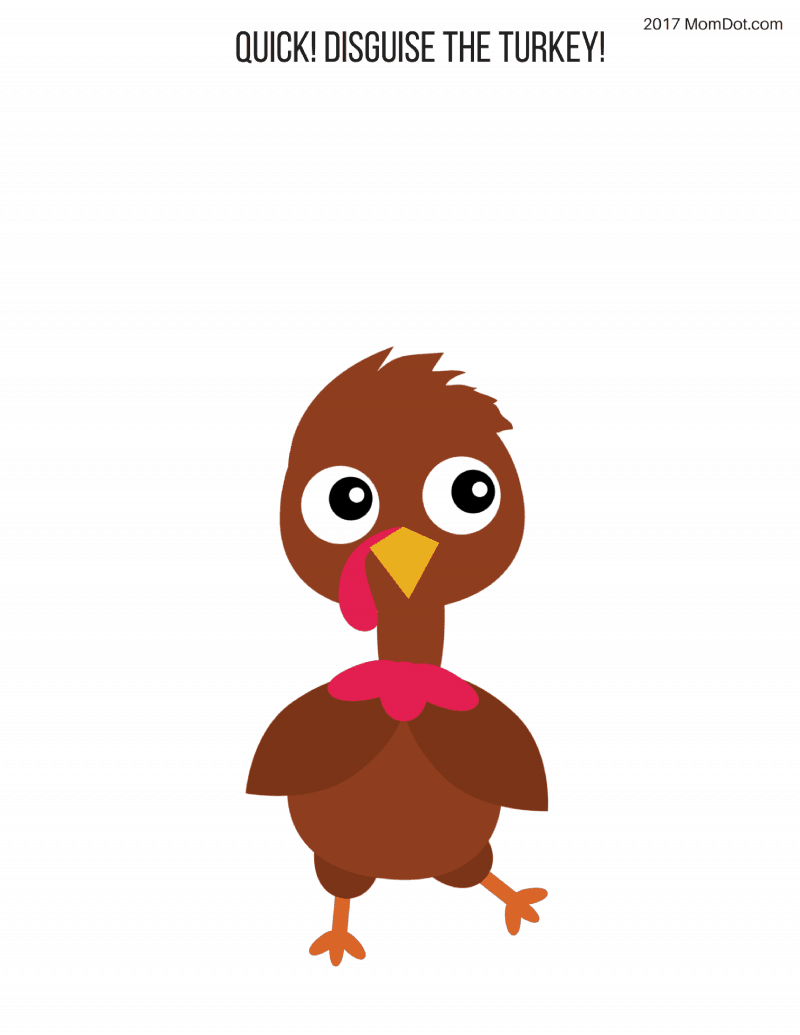 disguise a turkey printable templates (free download) - momdot